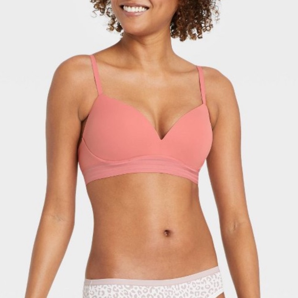 Target Auden Wireless Bra Pink 36A NEW 💗